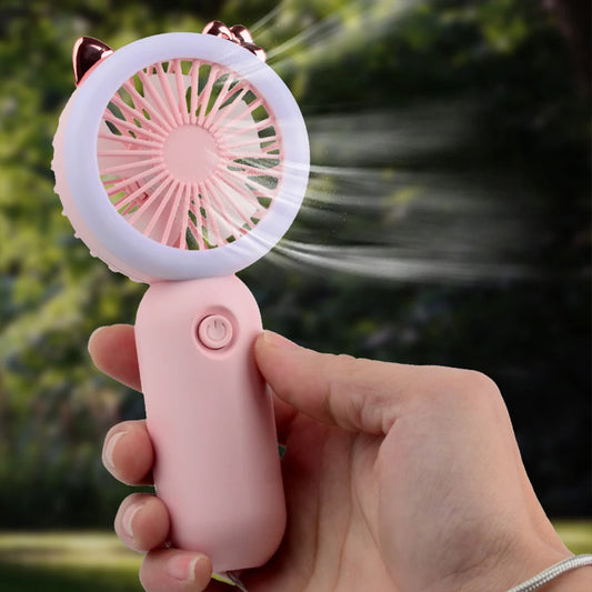 Mini Portable fan USB Electric Fan 3 Speeds Rechargeable Portable fan Eyelash hand fans for room Camping Supplies